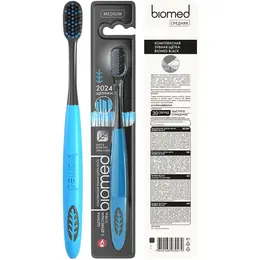 Зубная щетка black, средняя жесткость