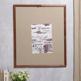 Фоторамка для фото 50×60 см brownsville, сосна, (пластиковый экран), коричневый