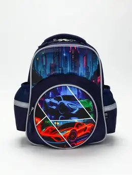 Рюкзак школьный, с эргономичной спинкой, 2 отделения