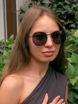 Очки солнцезащитные , uv 400, черные