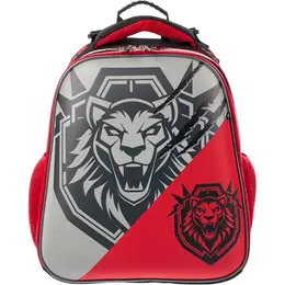 Ранец Комус Класс Basic Храбрый анатомический красный с двумя отделениями