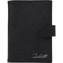 Обложка для паспорта Fabretti натуральная кожа черная
