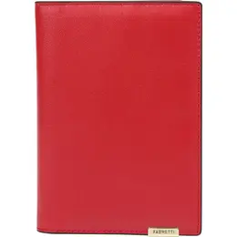 Обложка для паспорта и автодокументов Fabretti натуральная кожа красная