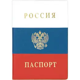 Обложка для паспорта ДПС Россия из ПВХ разноцветная (2203.Ф)