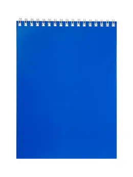 Блокнот а5 60л кл на гребне для конференций, обл мел карт, синий