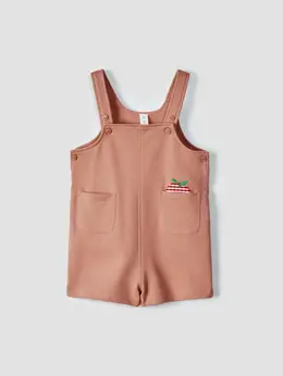 Комбинезон из футера с аппликацией для малышей