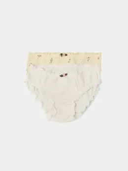 Набор из 2 трусов-слипов для девочек