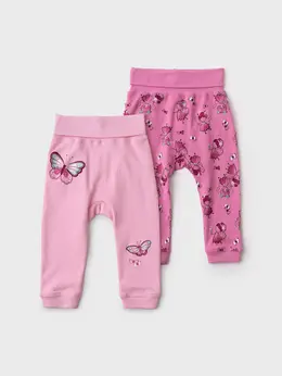 Брюки для девочки, 2 пары в комплекте