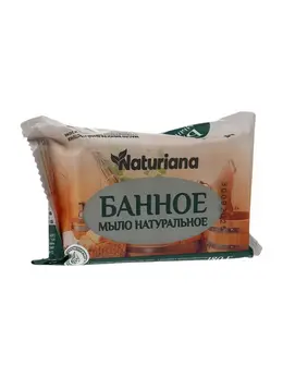 Мыло туалетное ординарное naturiana банное, 100 г