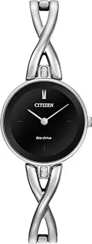 Японские наручные  женские часы Citizen EX1420-50E. Коллекция Eco-Drive