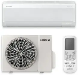 Сплит-система Samsung AR70F09C1BW, до 25 м², Bespoke AI WindFree™ с фильтром PM2.5, белый