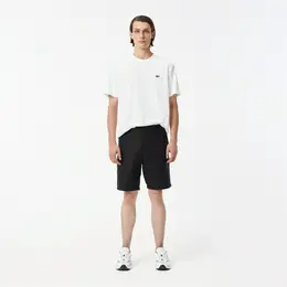 Мужские шорты Lacoste из смеси хлопка и льна